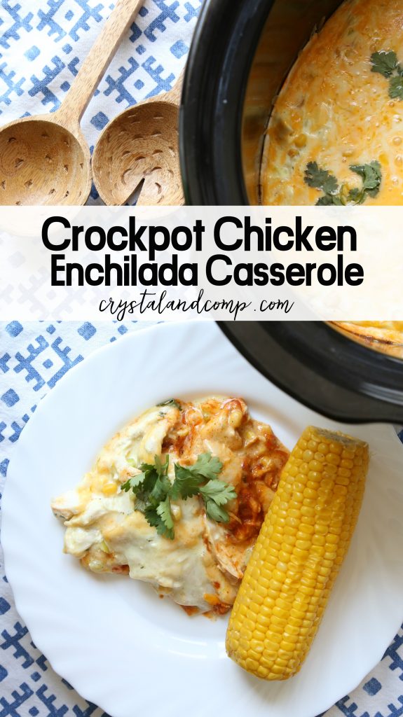 crockpot chicken enchilada casserole 