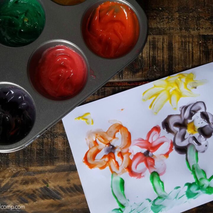 Homemade Finger Paints That Are Edible Too