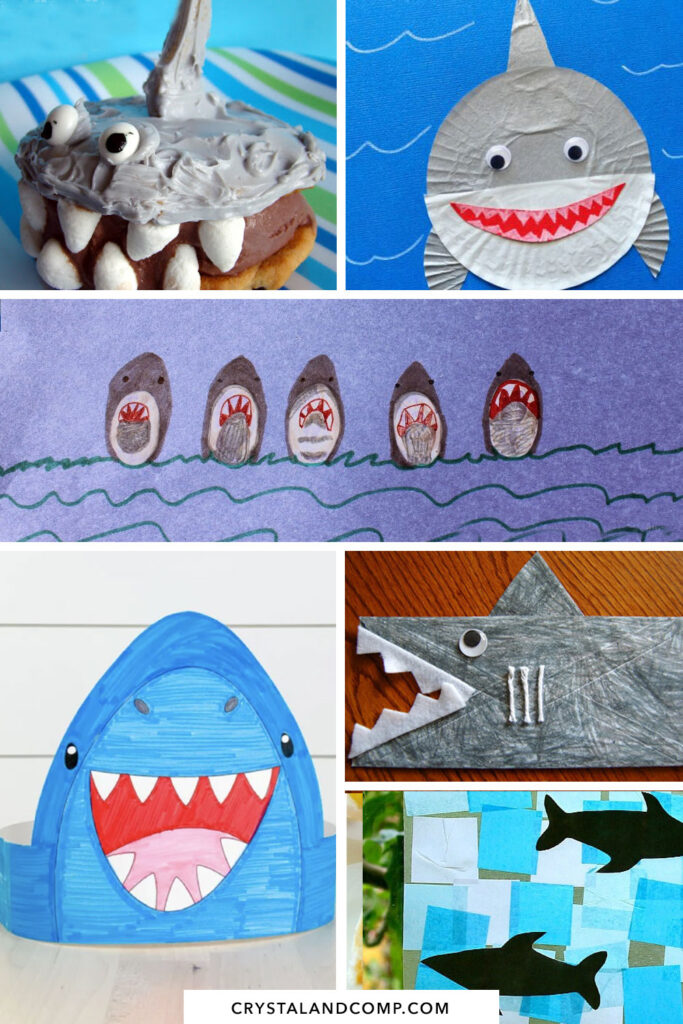 shark crafts activities for kids