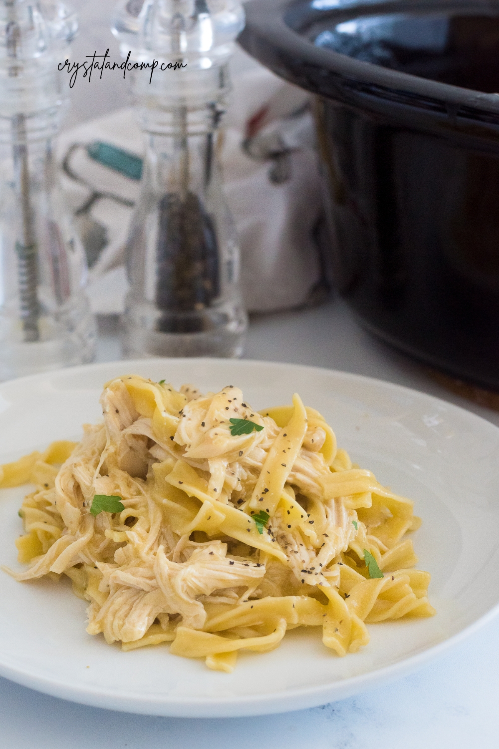 crockpot chicken and noodles recipe