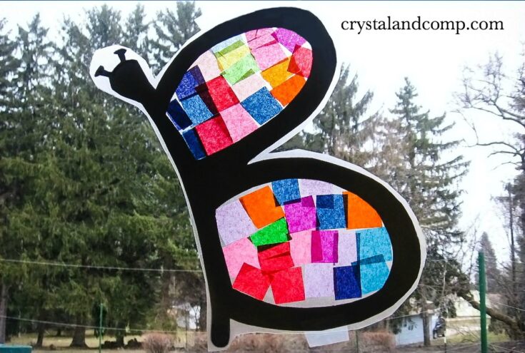 Image for B is for Butterfly: Letter of the Week Preschool Craft