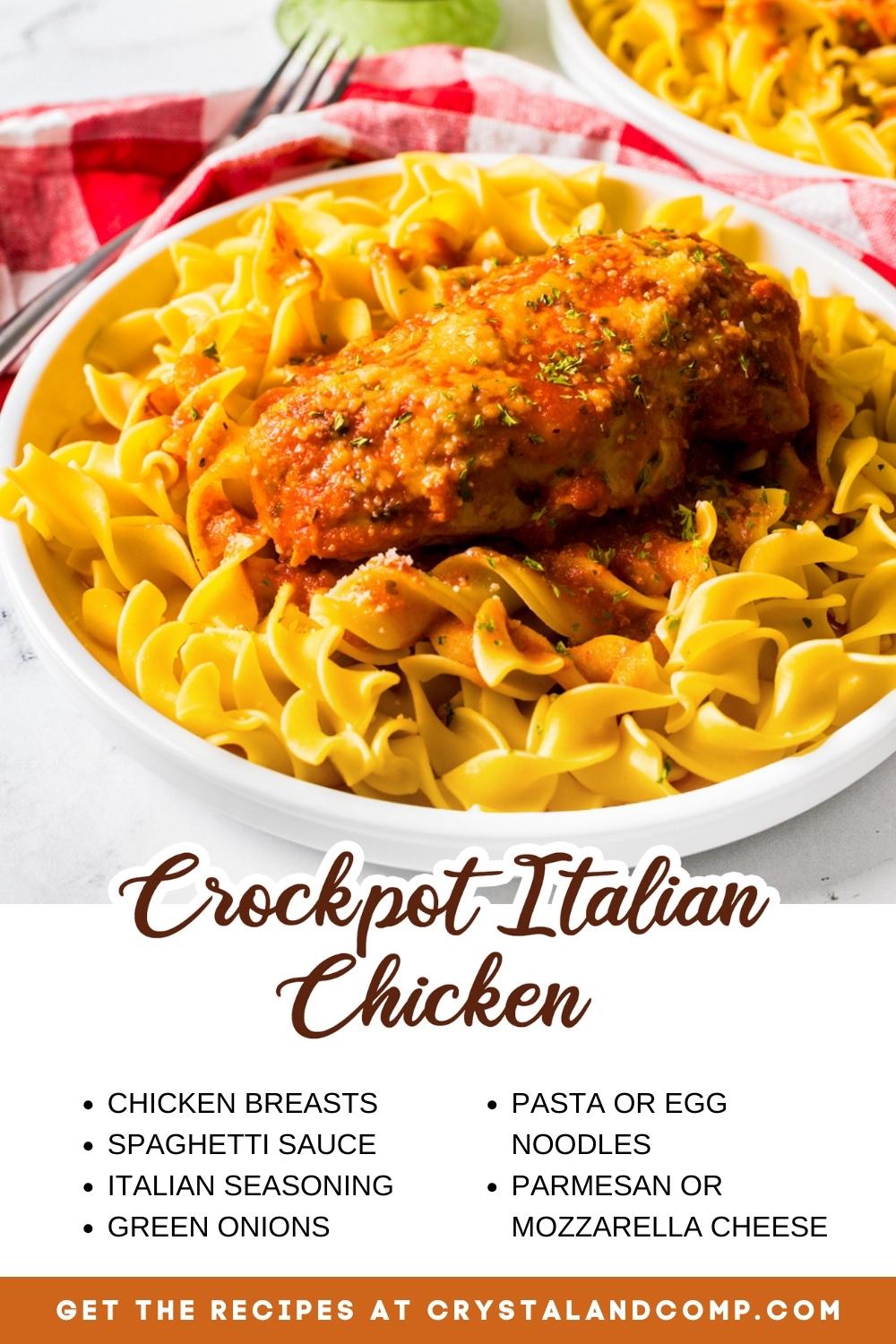 crockpot italian chicken ingredient list