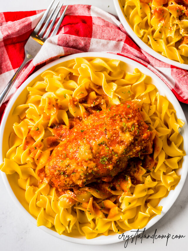 slow cooked italian chicken