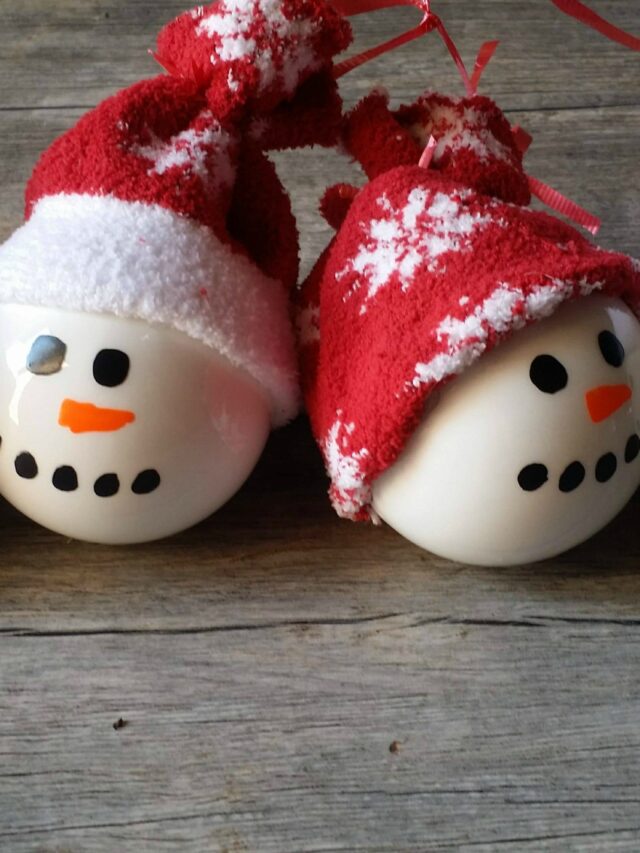 Homemade Snowman Ornament Story