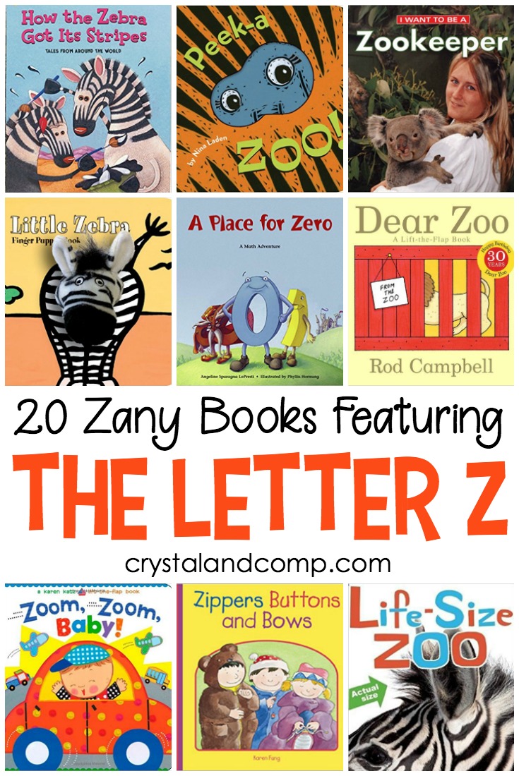 20 Letter Z Books for Preschoolers 
