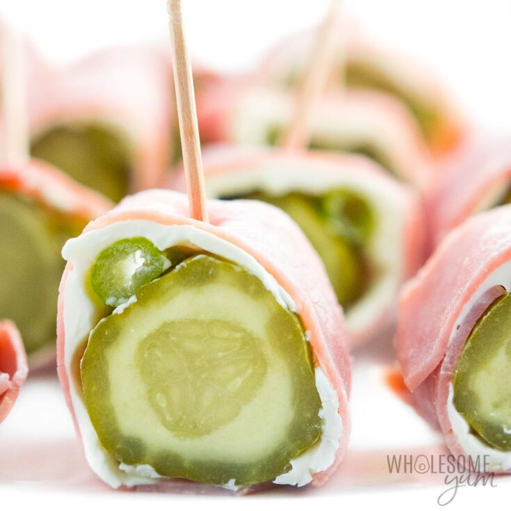 Image for Ham Pickle Roll Ups Recipe (Easy, Just 10 Minutes!)