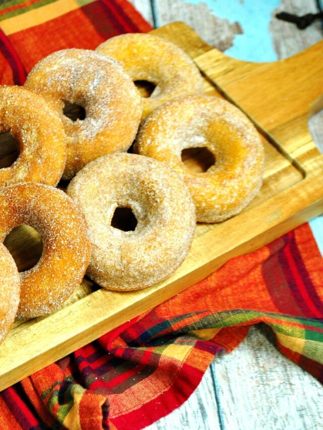 pumpkin donuts made at home