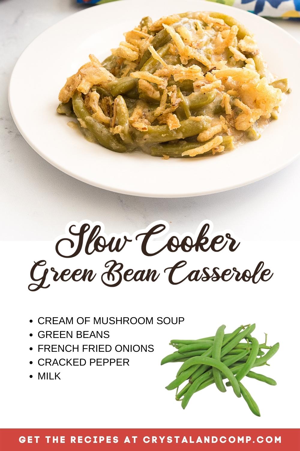 slow cooker green bean casserole ingredient list