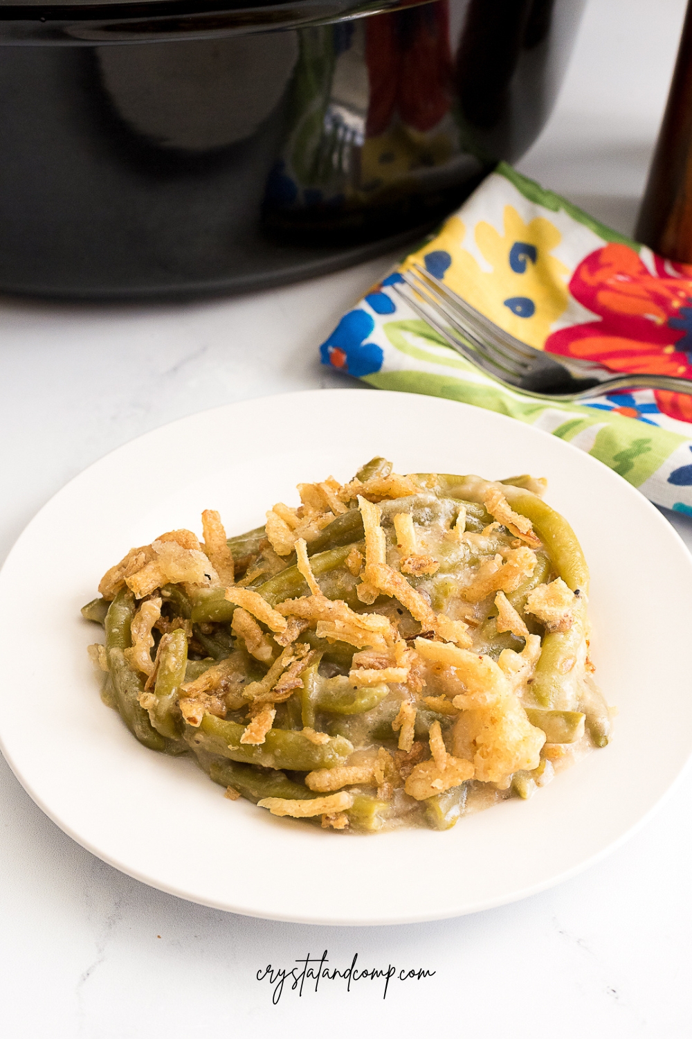 Green Bean Casserole in the Slow Cooker