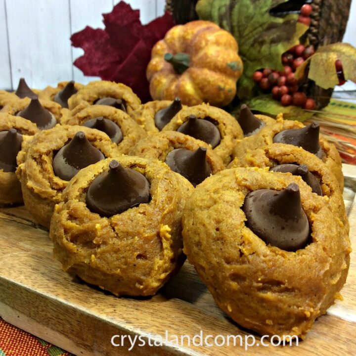 Pumpkin Thumbprint Cookies