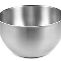 Stainless steel mixing bowl - 8 inch bowl - Mixing bowls - stainless steel bowls - metal bowl - baking bowls - stainless steal bowl