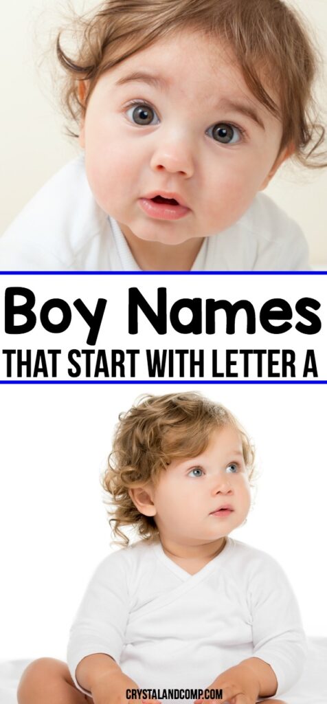 Cute Baby Boy Names That Start With A