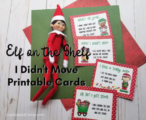 Elf Forgot to Move Printable Notes