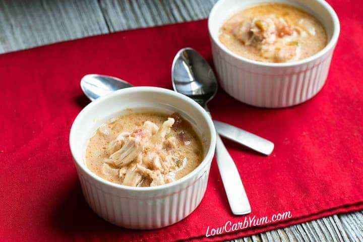 Image for 4-Ingredient Keto Mexican Chicken Soup Recipe