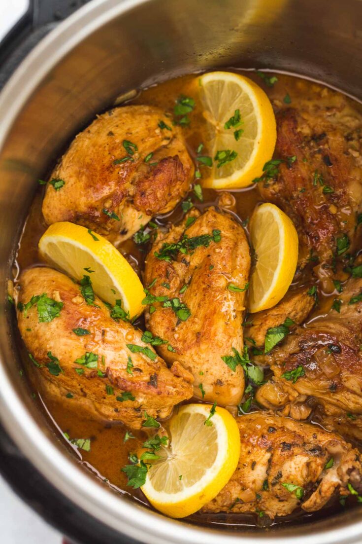 Image for Instant Pot Lemon Garlic Chicken