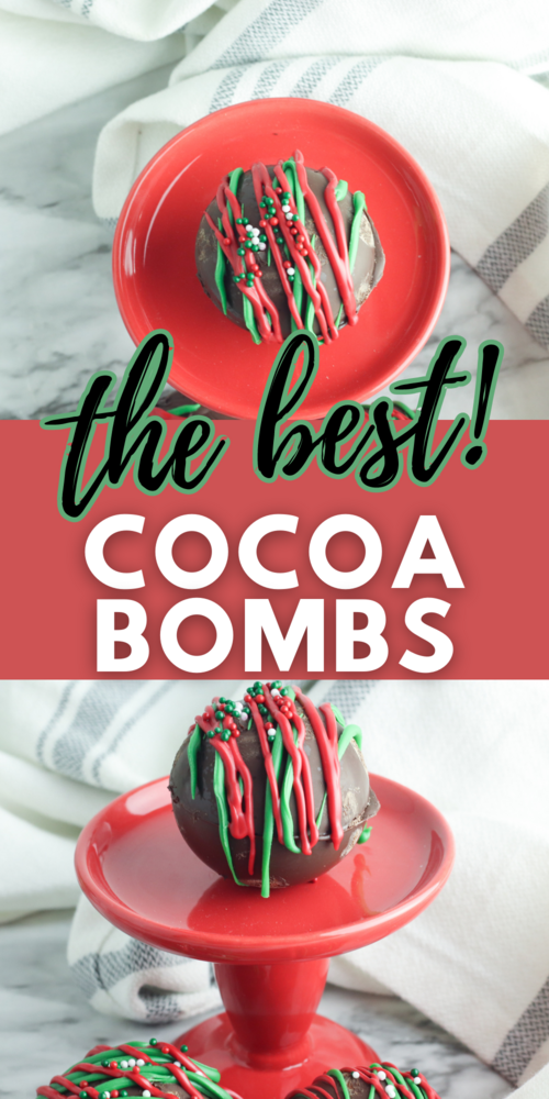 Delicious Christmas Hot Chocolate Bomb