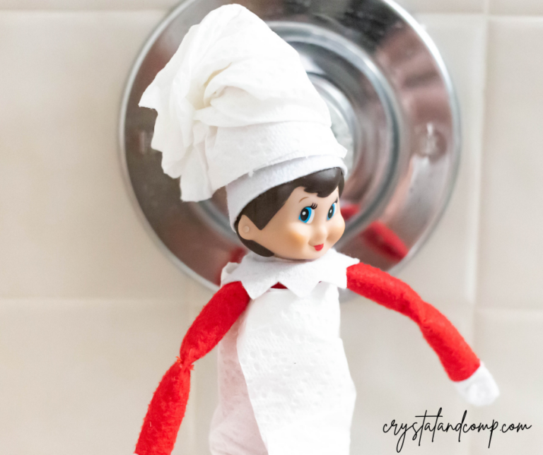 Toilet Paper Hair Towel and Body Towel for your Elf