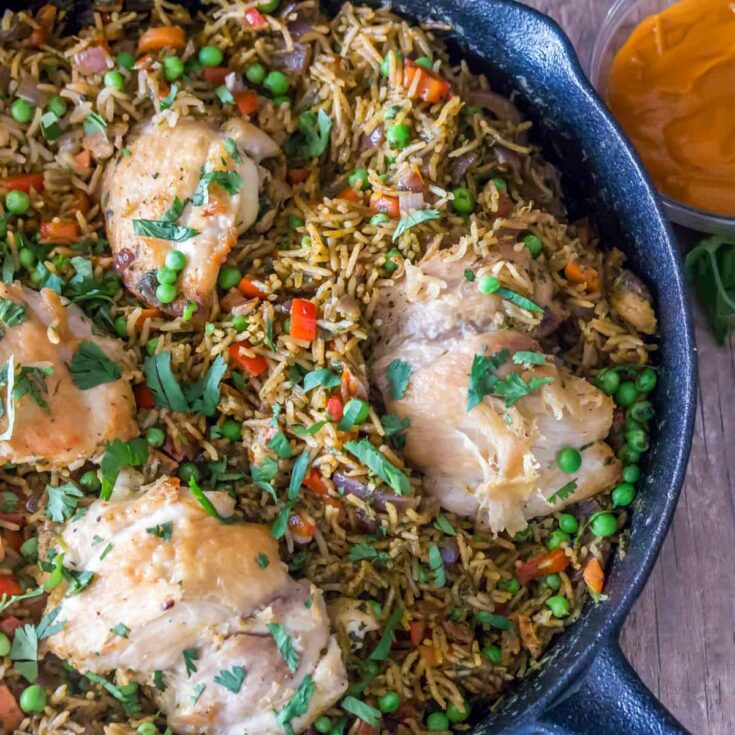 Image for Peruvian Chicken and Rice (Arroz Con Pollo)