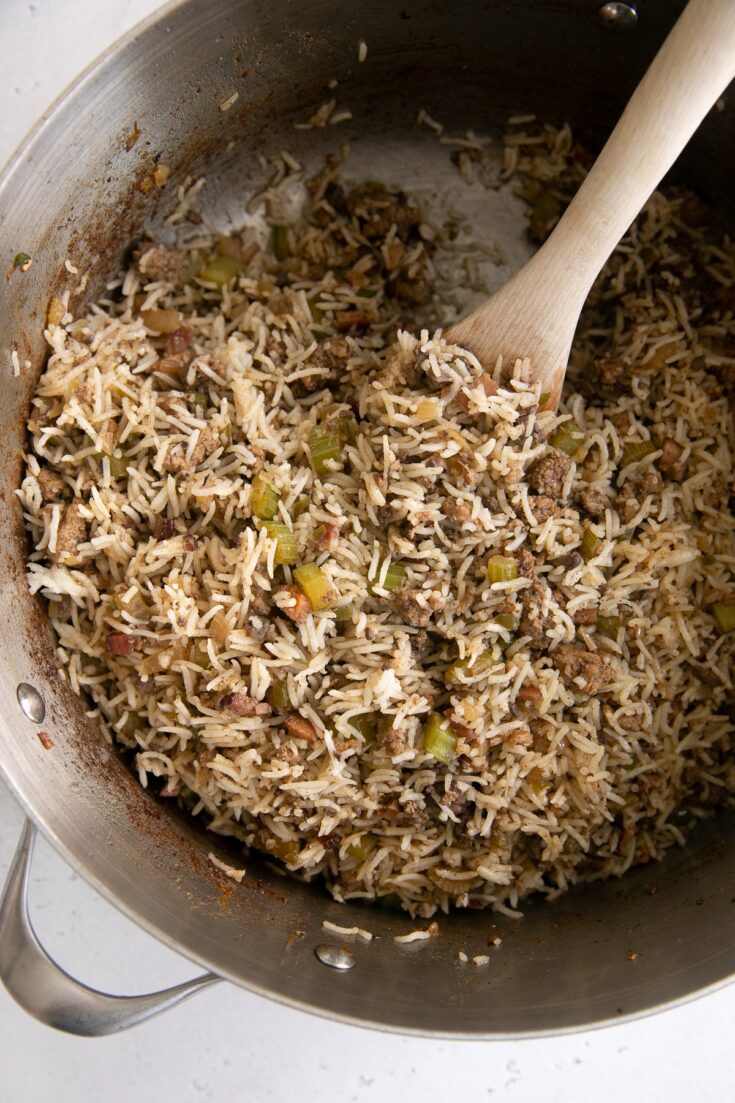 Image for Easy Dirty Rice Recipe (Cajun Rice)