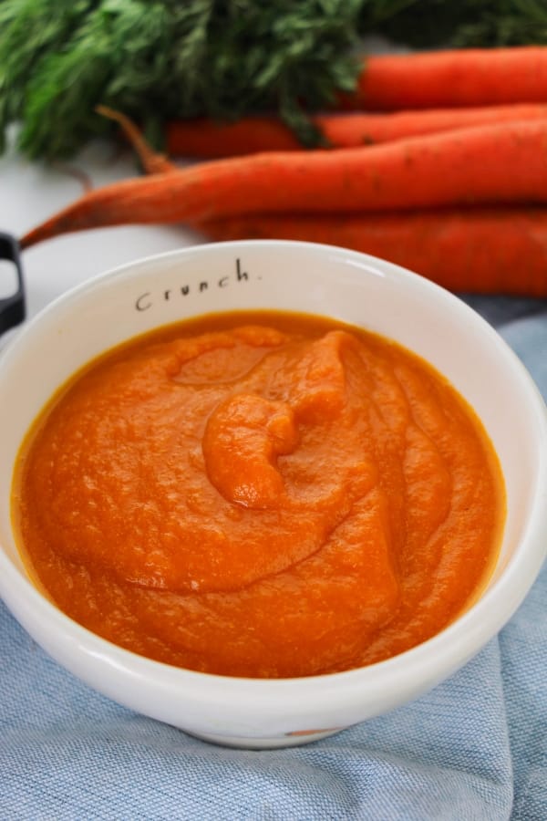 Image for Instant Pot Carrot Ginger Soup Recipe (Gluten Free and Vegan)