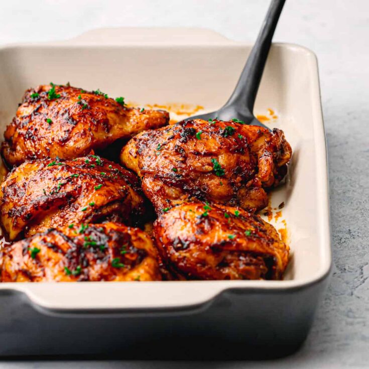 Image for Baked Honey Mustard Chicken Thighs