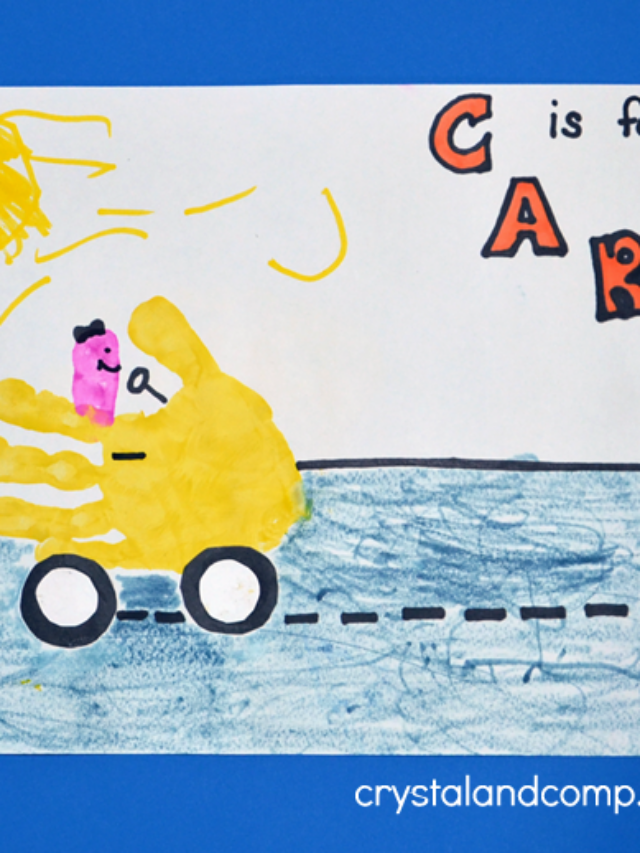 C is For Car Preschool Craft Stories