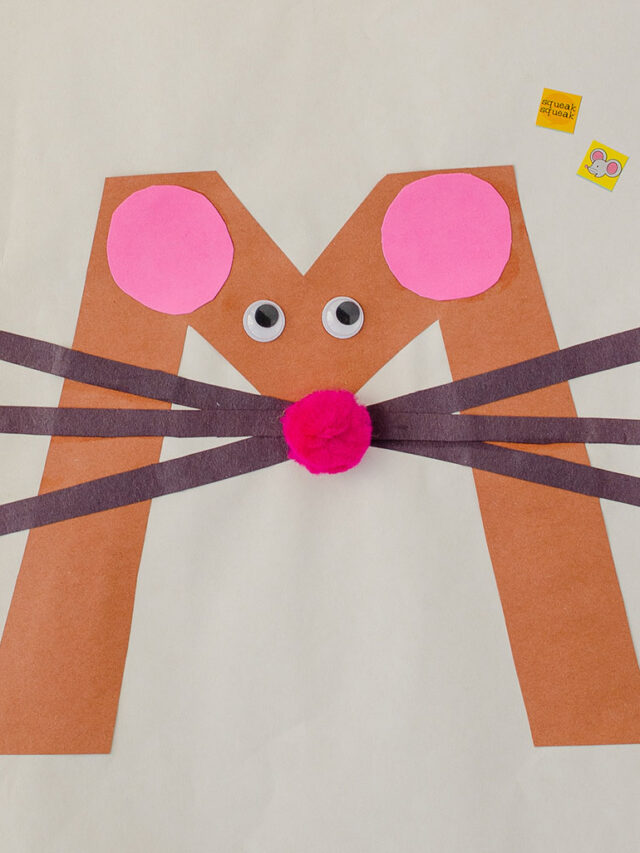 M is for Mouse Letter of the Week Preschool Craft Story