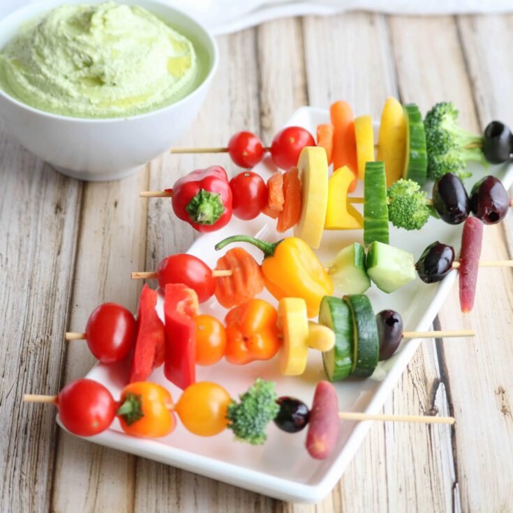 Image for Rainbow Veggie Kabobs