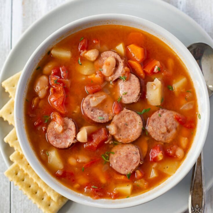 Image for Crock Pot Kielbasa Soup Recipe