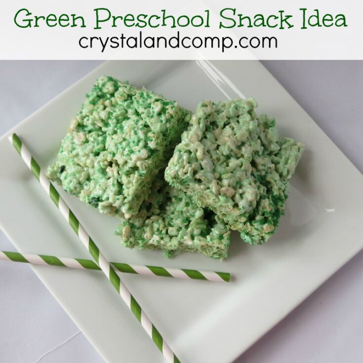 Image for Letter of the Week Snack: G is for Green