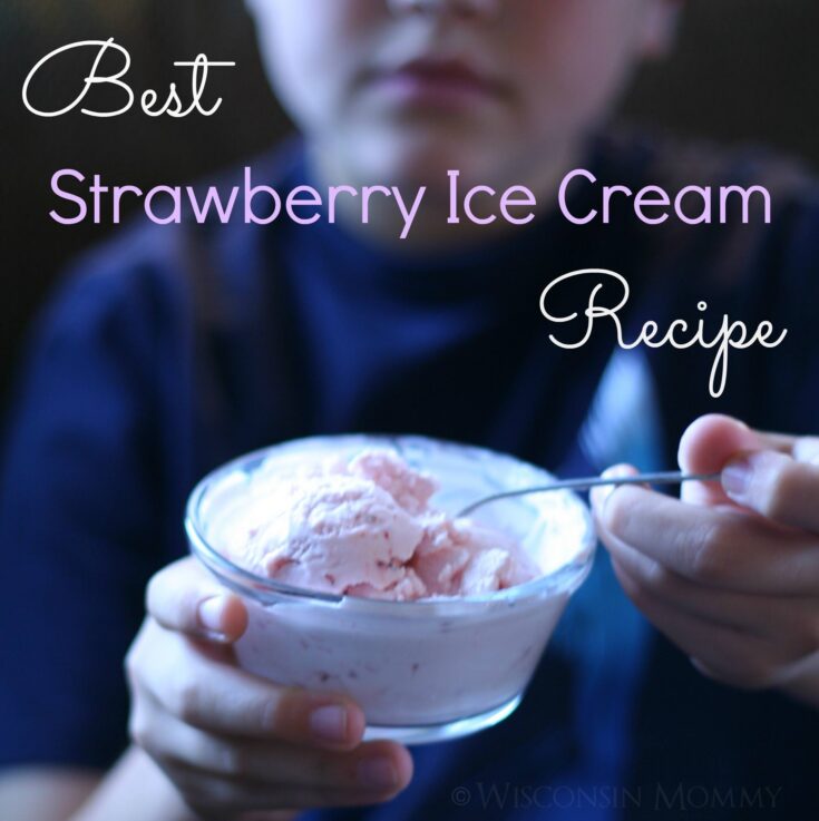 Image for Best Strawberry Ice Cream Recipe