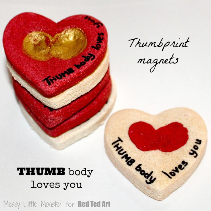 Image for THUMBbody Loves You thumbprint Magnet