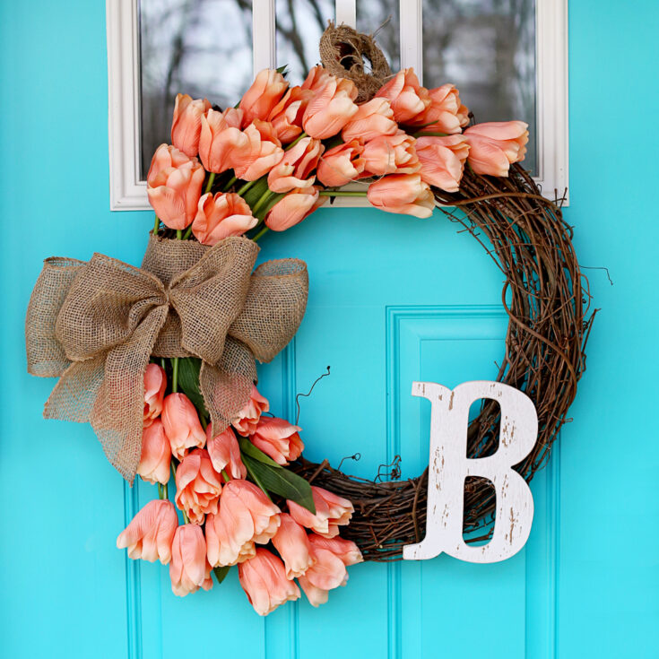 Image for Spring Tulip Wreath