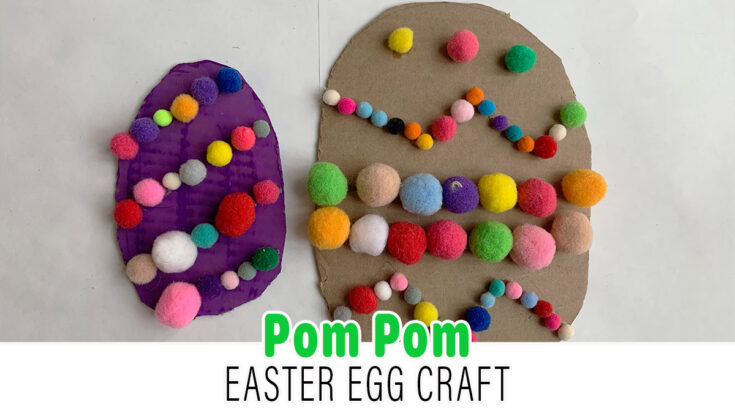 Image for Easy Pom Pom Easter Egg Craft for Kids