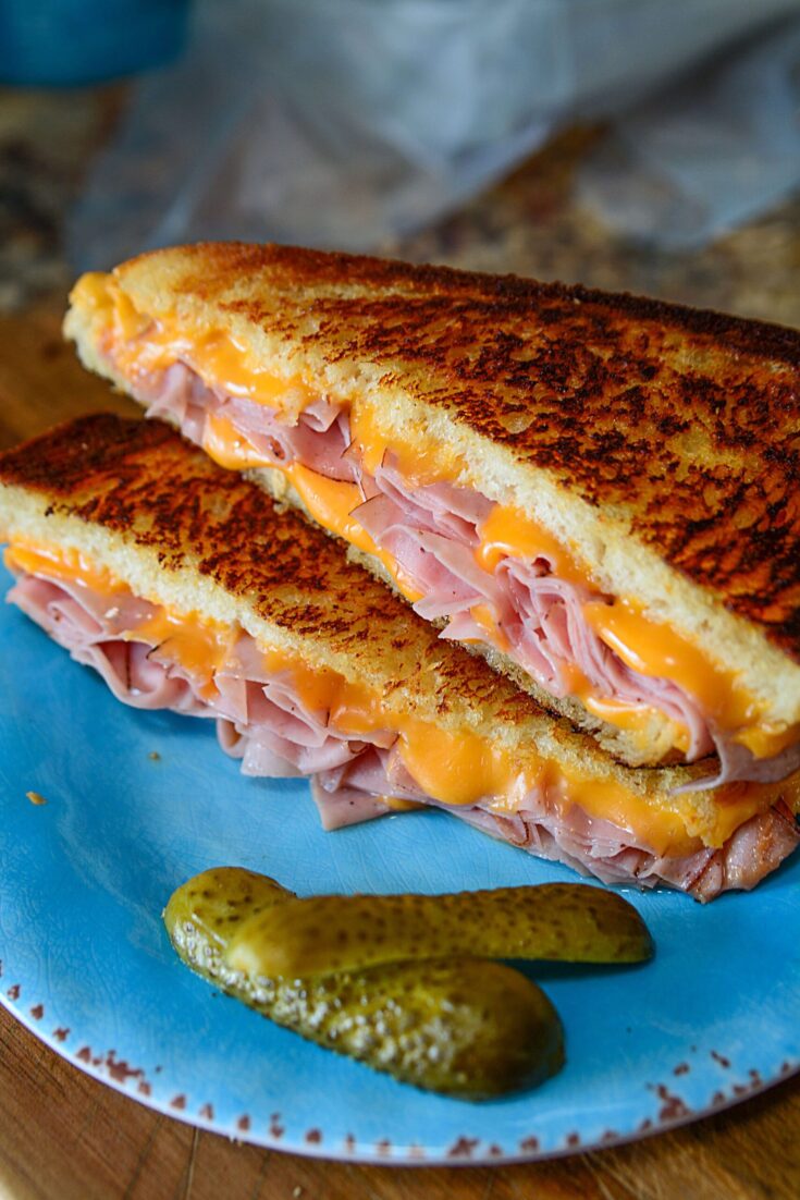 Image for Delicious Grilled Ham and Cheese Sandwich