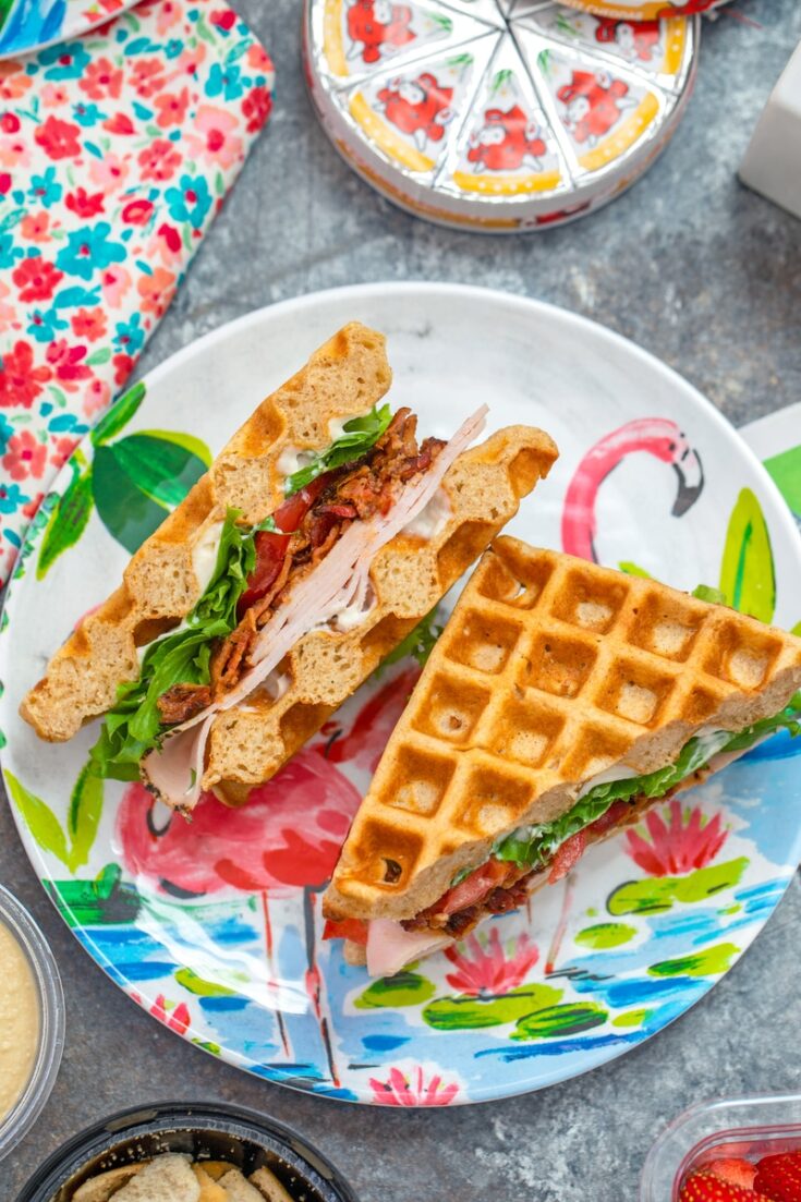 Image for Turkey BLT Waffle Sandwiches