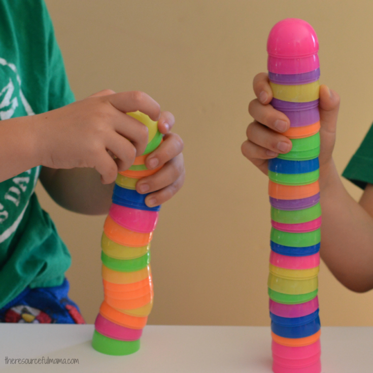 Image for Plastic Easter Egg Towers Stem Challenge