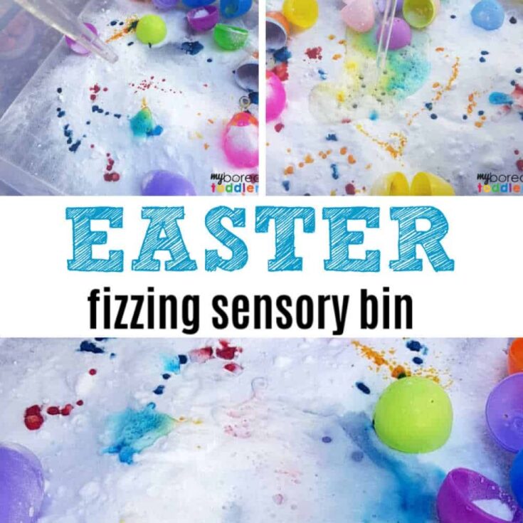 Image for Fizzing Easter Sensory Bin for Toddlers