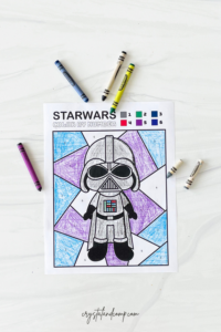 Star Wars Color by Number Printables