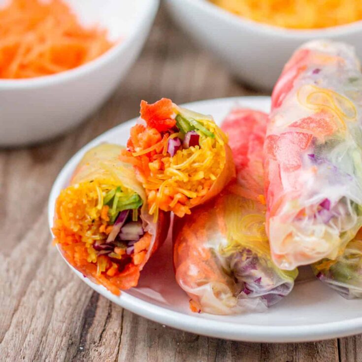 Image for Eat the Rainbow Spring Rolls