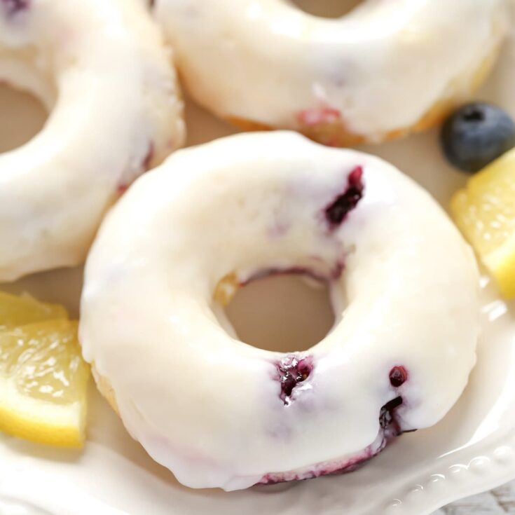 Image for Baked Lemon Blueberry Donuts