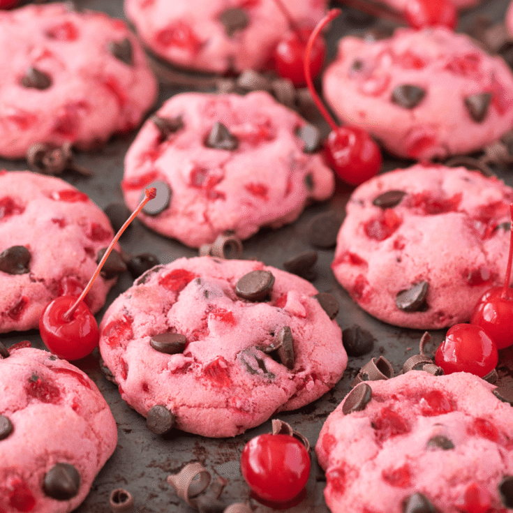 Image for Maraschino Cherry Chocolate Chip Cookies