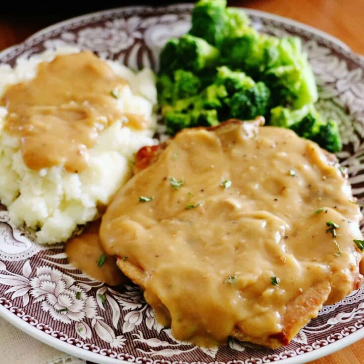Image for Crock Pot Pork Chops and Gravy (+Video)
