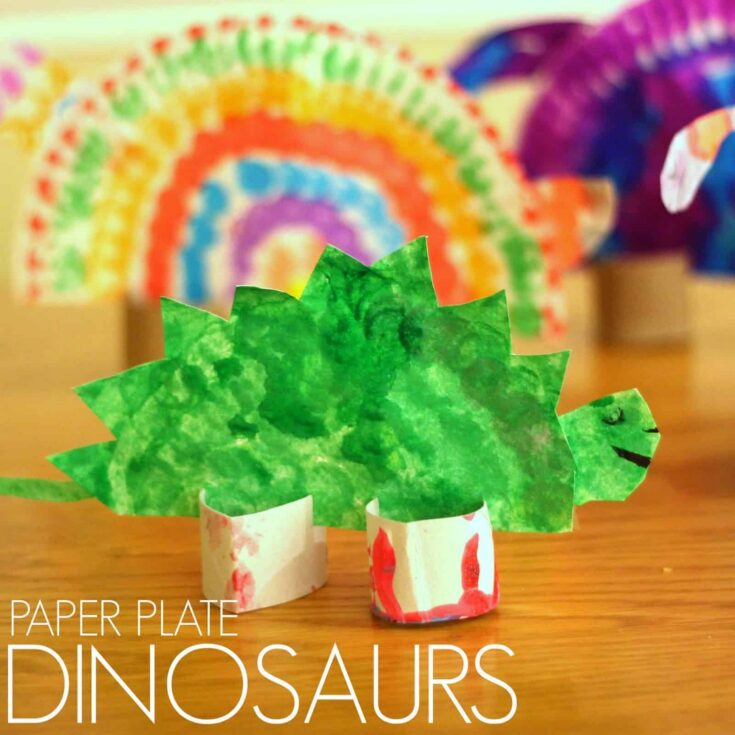 Image for Colorful Paper Plate Dinosaurs for Kids