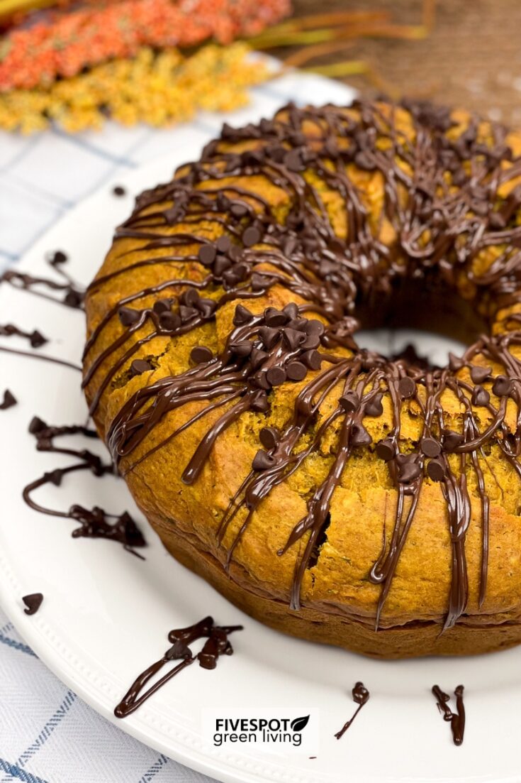 Image for Chocolate Drizzled Pumpkin Zucchini Bread