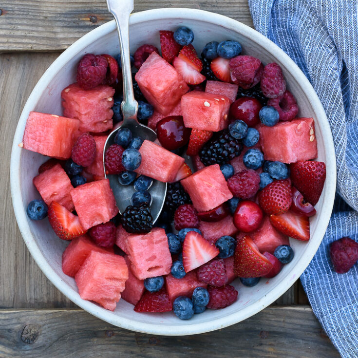 Image for Berry Watermelon Fruit Salad
