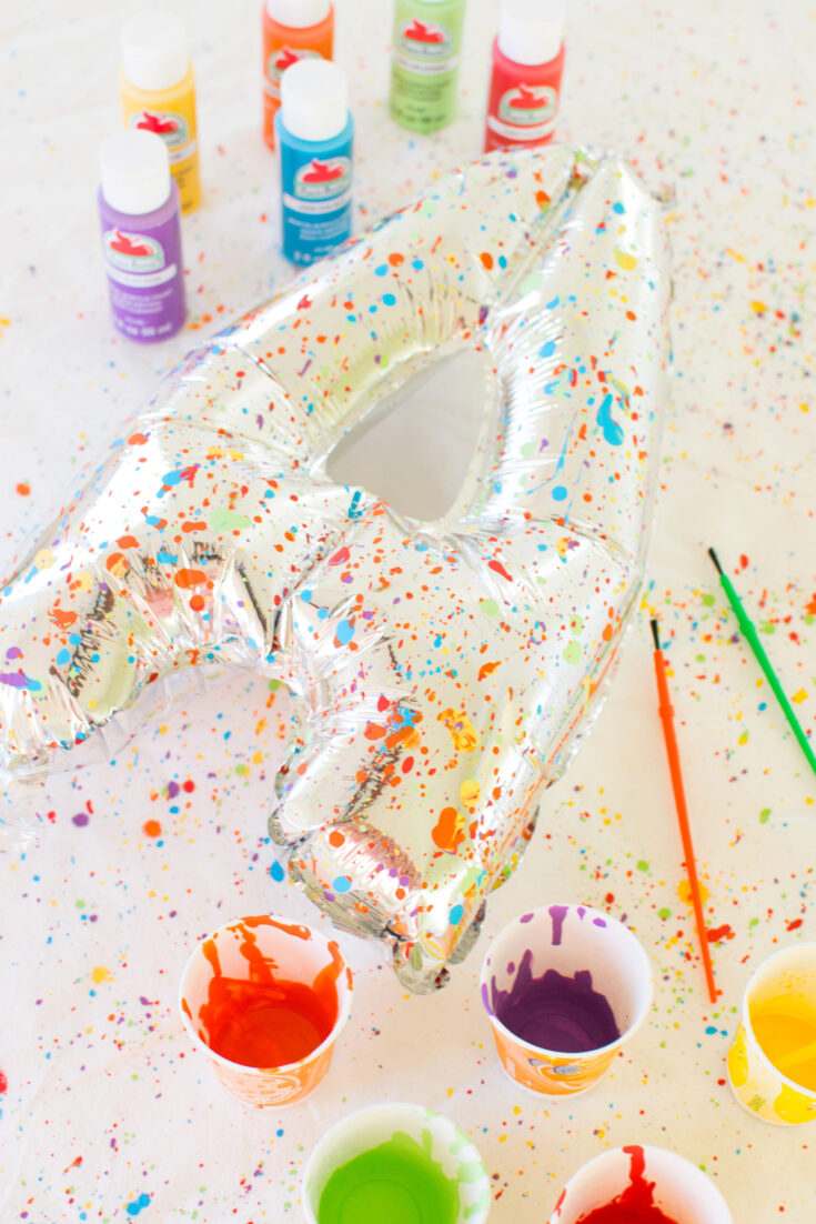Image for DIY SPLATTER PAINT BALLOONS