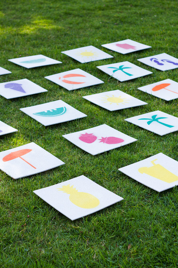 Image for DIY Giant Lawn Matching Game