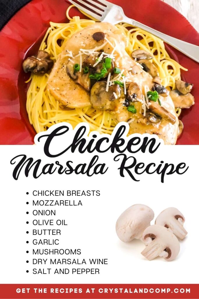chicken marsala recipe with ingredients