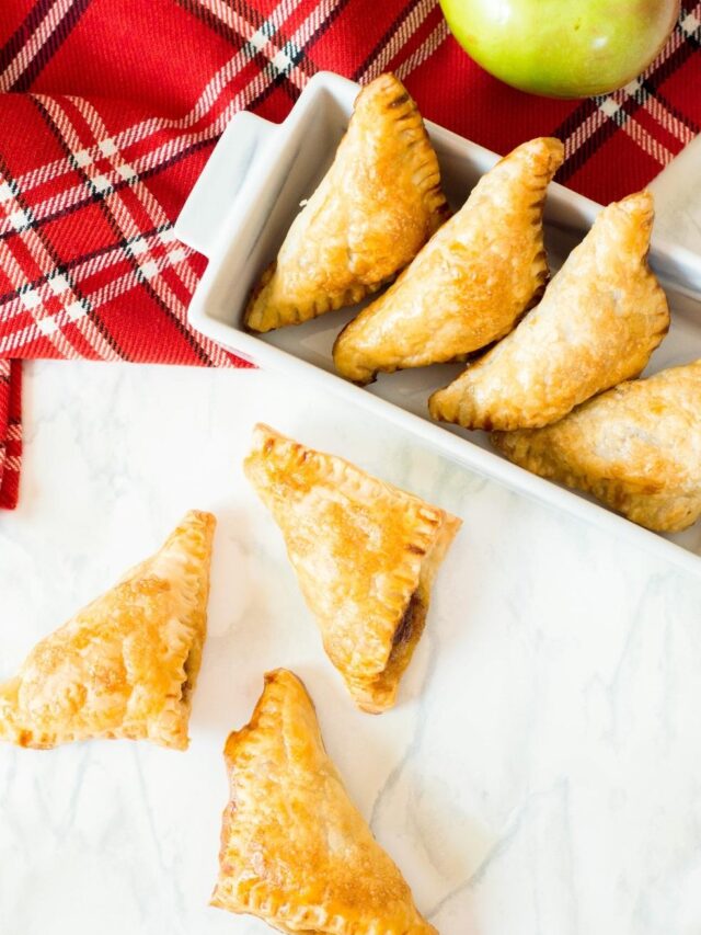 apple turnovers in container